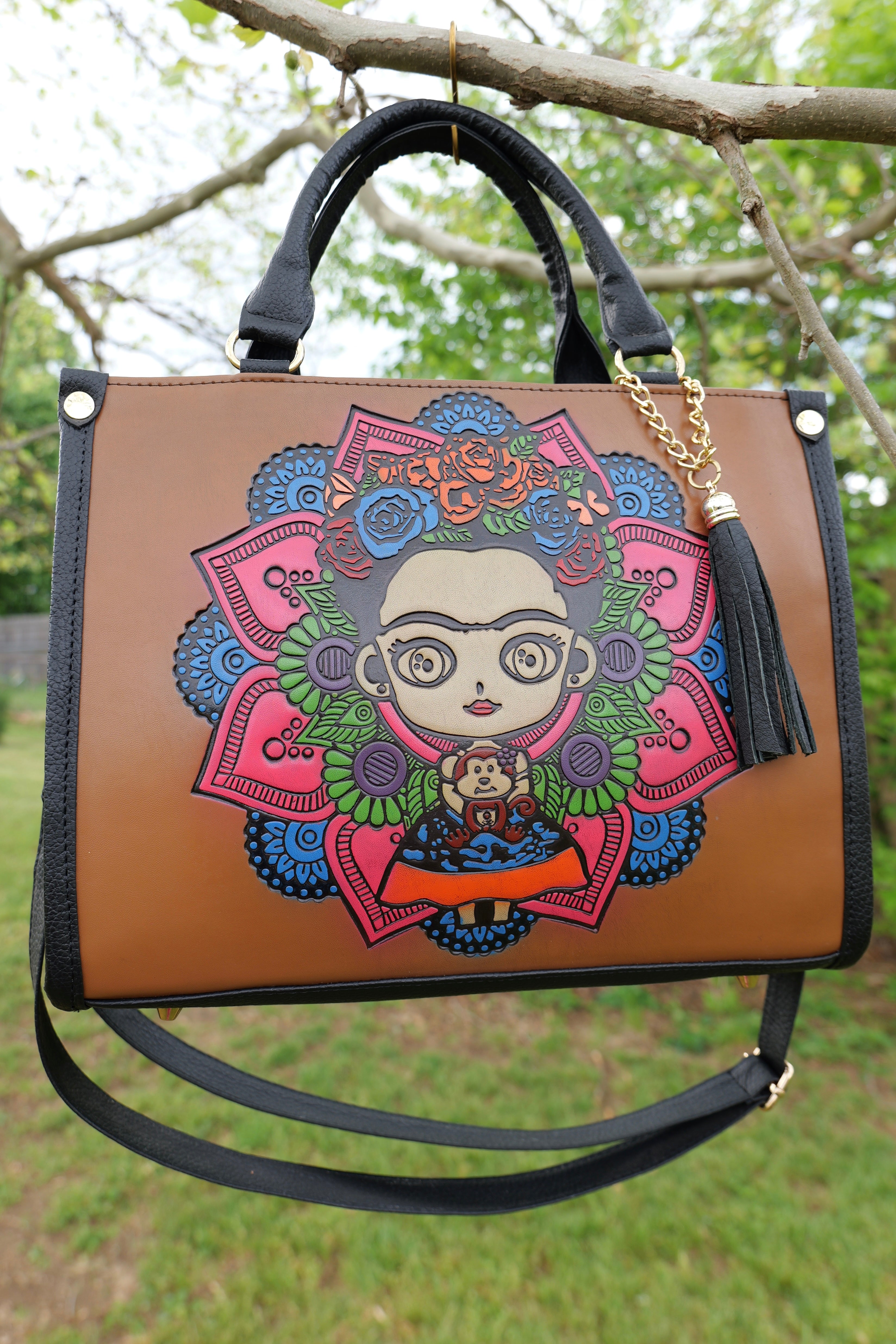 Hand tooled leather