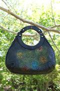 Handcrafted cowhide leather purse | hand embossed leather