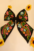 Embroidered bow | Black