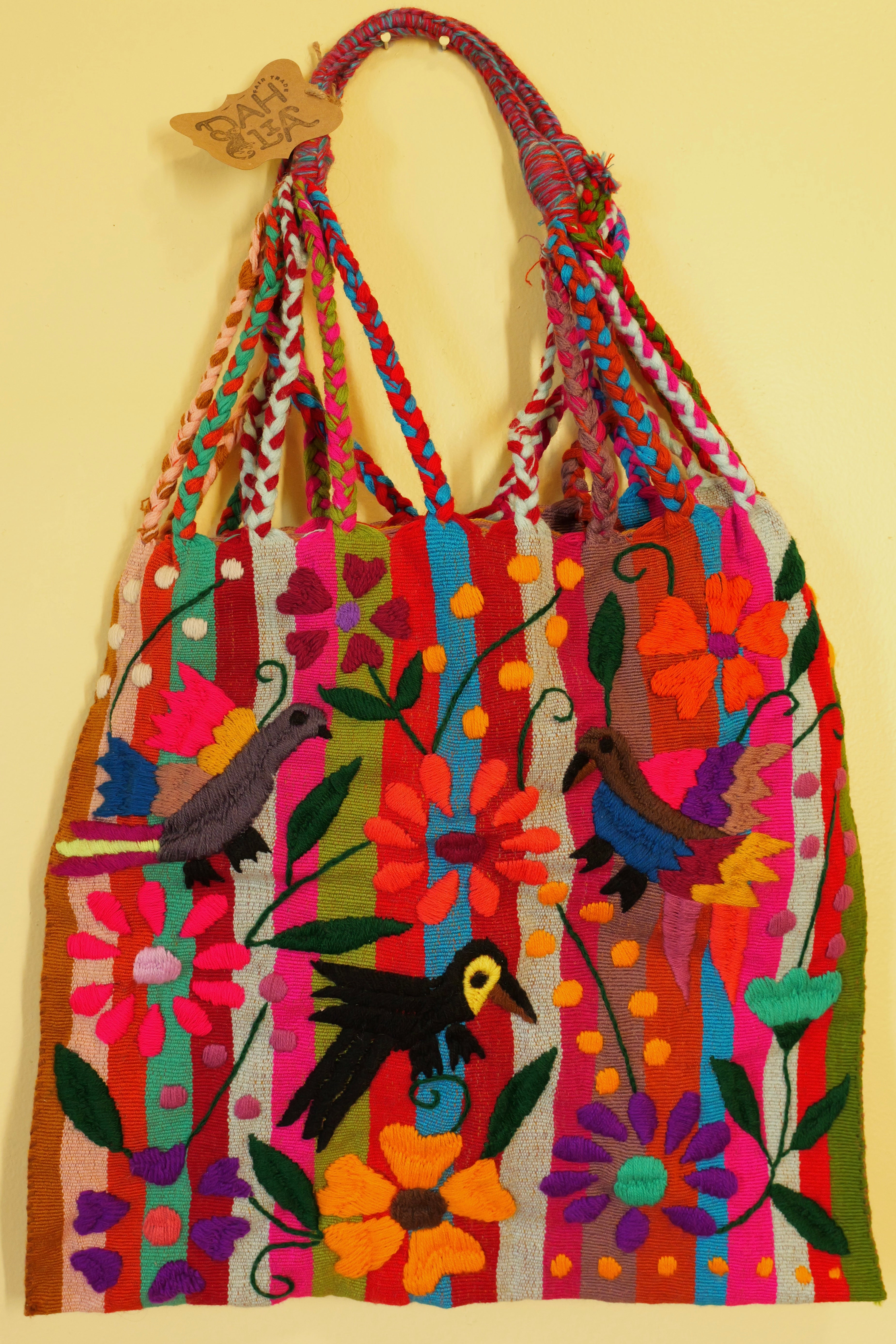Hand Embroidered Tote Bag - Different styles available