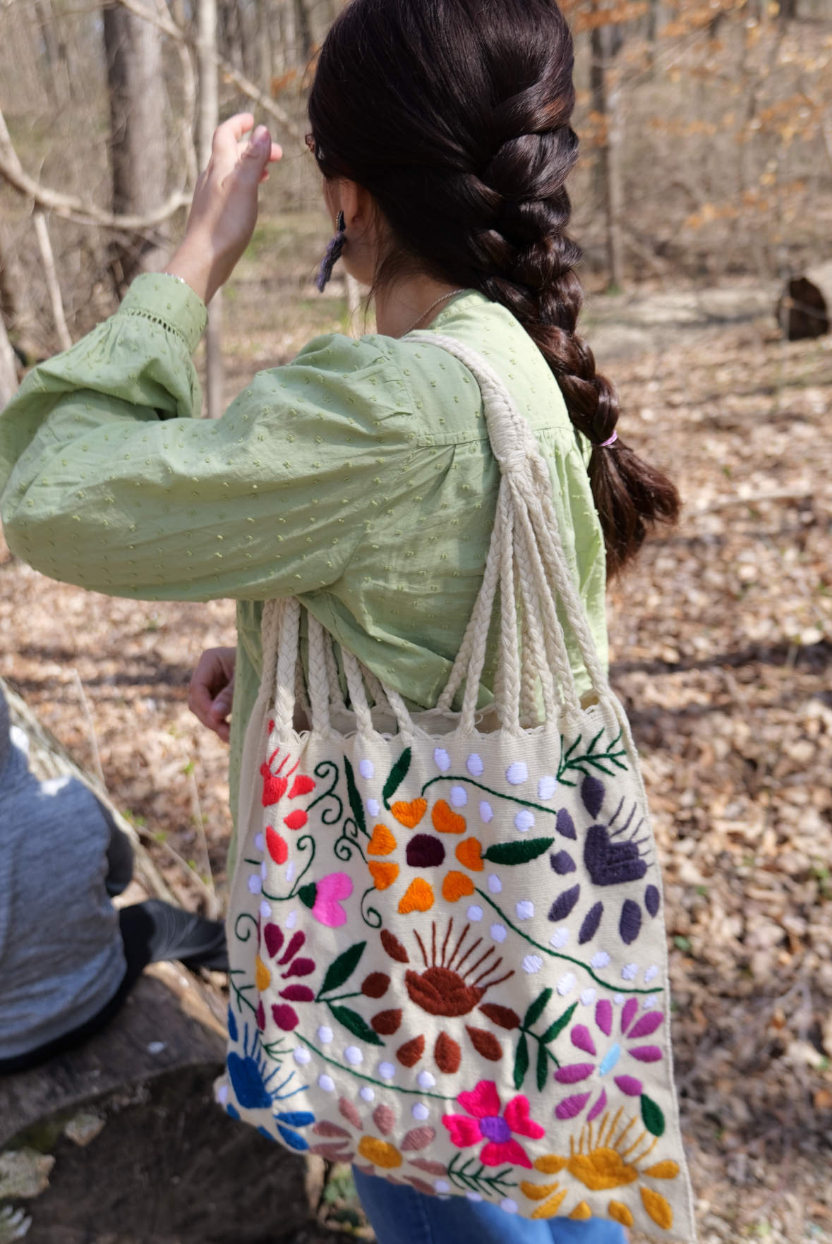 Hand Embroidered Tote Bag - Different styles available