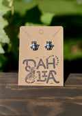 Handcrafted Sterling Silver Stud Earrings | Bees | Taxco Guerrero