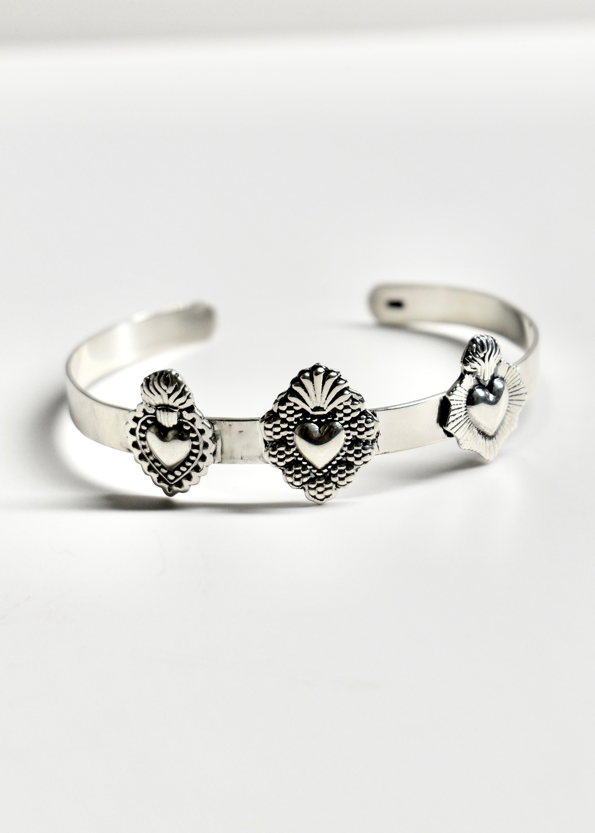 Handcrafted Taxco Sterling Silver Bangle | .925 Artisan Silver Jewelry