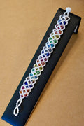 Multicolor Glass Seed Bead Bracelet