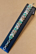 Multicolor Glass Seed Bead Bracelet